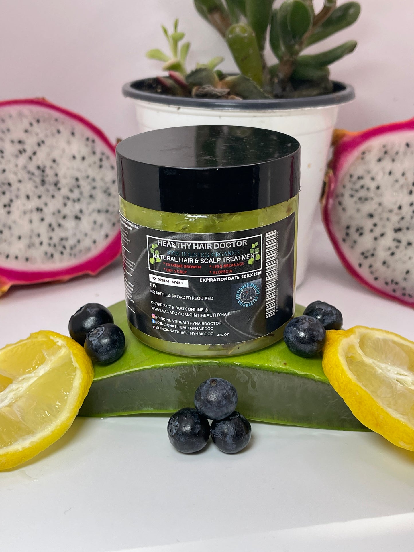 Healthy Hair Doctor 100% Holistic's Organics Natural Hair & Scalp Treatment