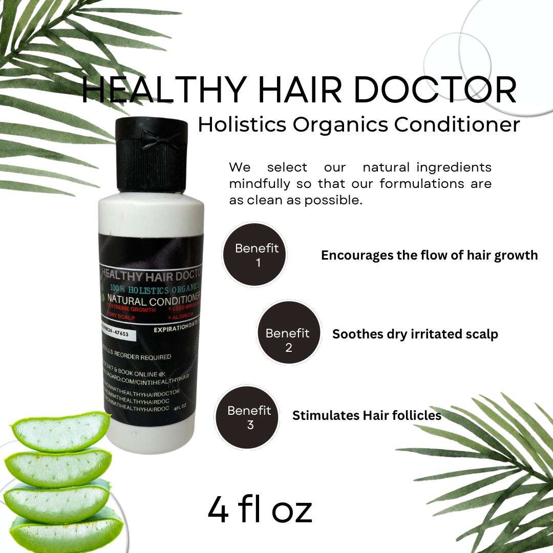 Healthy Hair Doctor 100% Holistic's Organics Natural Conditionar